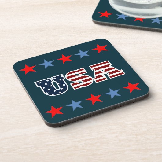 USA Beverage Coaster Bier Onderzetter (Linkerzijde)