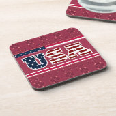 USA Beverage Coaster Bier Onderzetter (Linkerzijde)