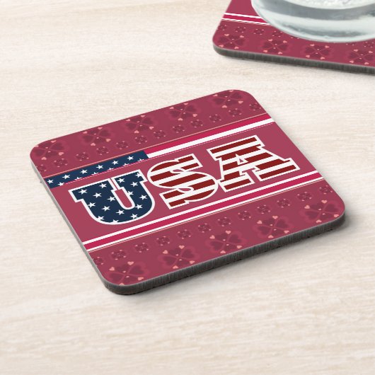 USA Beverage Coaster Bier Onderzetter (Linkerzijde)
