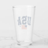 USA Bier Glas (Achterkant)