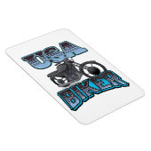 USA Biker logo Magneet (Rechterzijde)