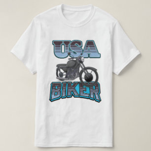 USA Biker-logo T-shirt