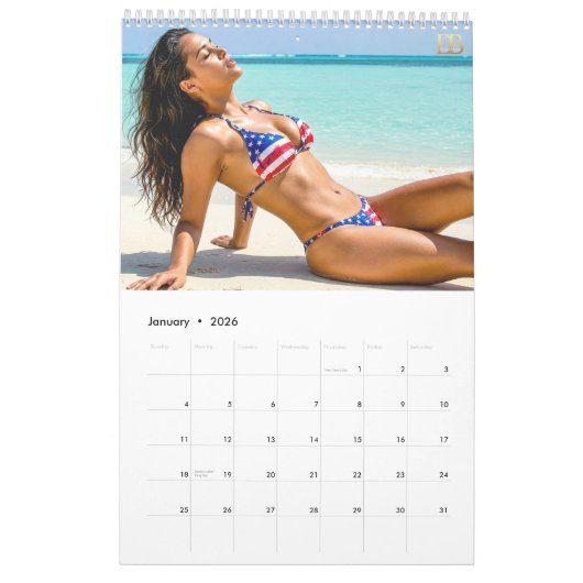 USA Bikini Kalender (Jan 2026)