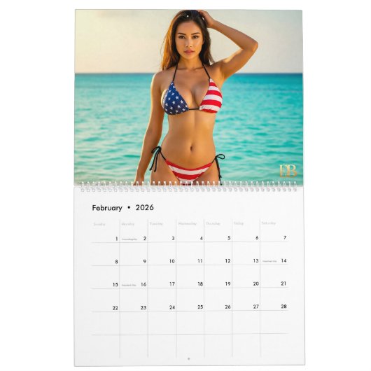 USA Bikini Kalender 2 (Feb 2026)