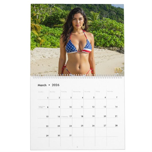 USA Bikini Kalender 3 (Mar 2026)