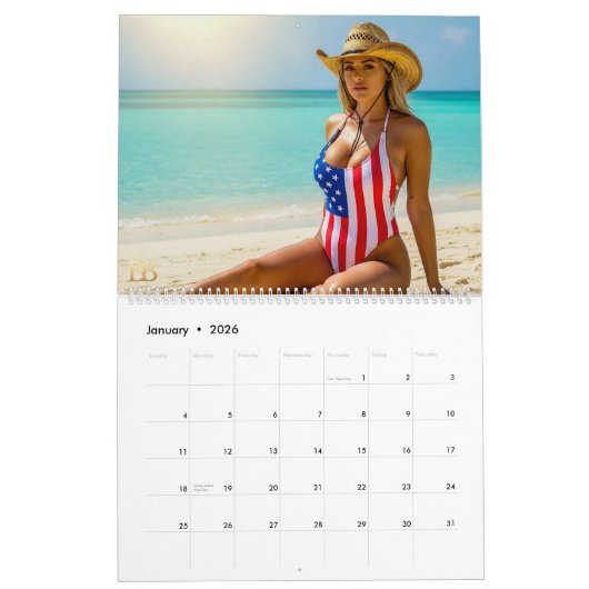 USA Bikini Kalender 3 (Jan 2026)