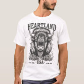 USA Bison T-shirt (Voorkant)