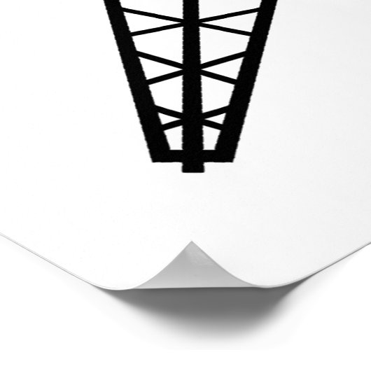 USA Black Gold Poster (Hoek)