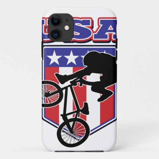 USA BMX Biker Case-Mate iPhone Case (Achterkant)