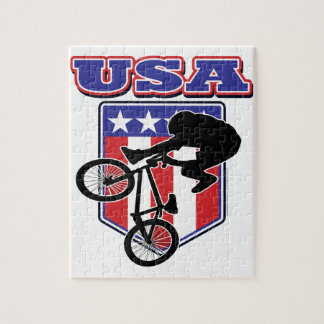 USA BMX Biker Legpuzzel