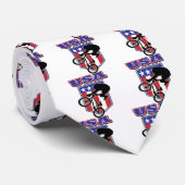 USA BMX Biker Stropdas (Opgerold)