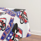USA-BMX Biker Tafelkleed (Voorbeeld)