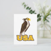 USA Bold Eagle Briefkaart (Staand voorkant)