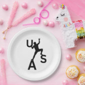 USA bouldering Papieren Bordje (Feest)