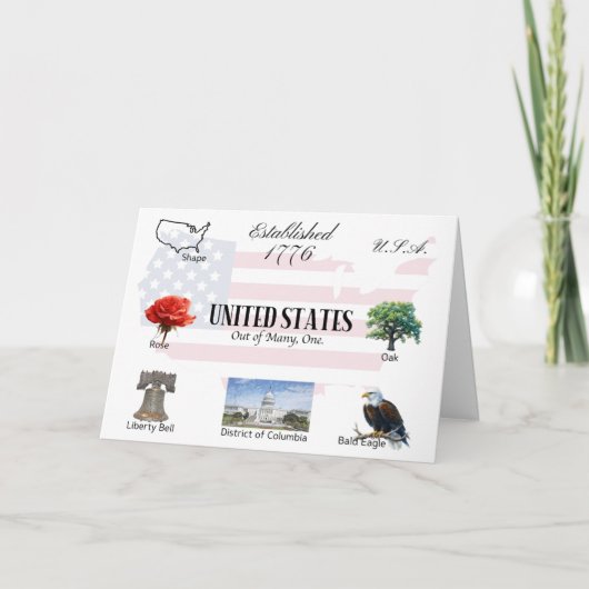 USA BRIEFKAART | Verenigde Staten (Voorkant)