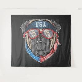 USA Bulldog Wandkleed