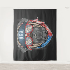 USA Bulldog Wandkleed
