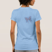 USA Butterfly Dames T-shirts (Achterkant)