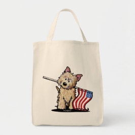 USA Cairn Terrier Boodschappentas Tote Bag