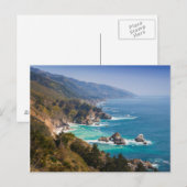 USA, California. California Coast, Big Sur Briefkaart (Voorkant / Achterkant)