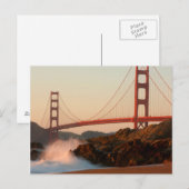 USA, California. Golden Gate Bridge Briefkaart (Voorkant / Achterkant)