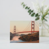 USA, California. Golden Gate Bridge Briefkaart (Staand voorkant)