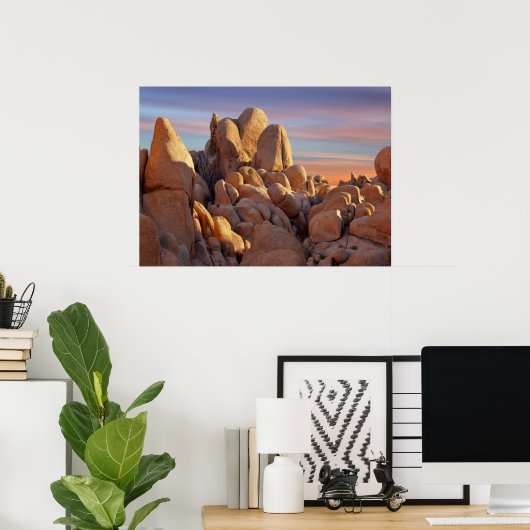 USA, California, Joshua Tree National Park Poster (Thuiskantoor)