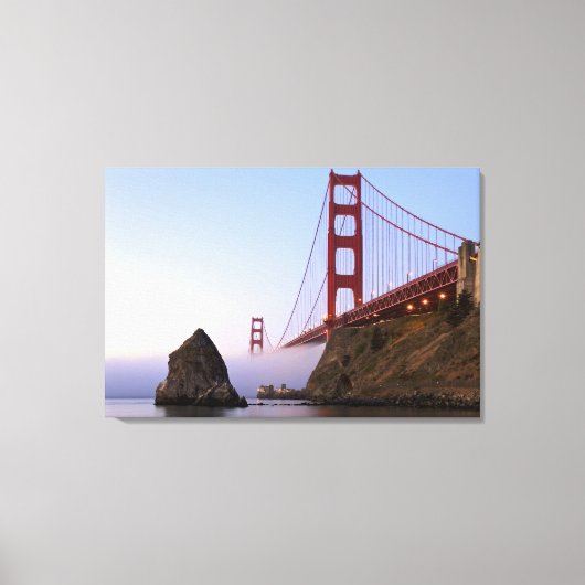 USA, California, San Francisco. Golden Gate 3 Canvas Afdruk (Voorkant)