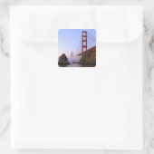 USA, California, San Francisco. Golden Gate 3 Vierkante Sticker (Tas)