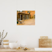 USA, California, Sonoma Valley, Patio in Viansa Poster (Keuken)