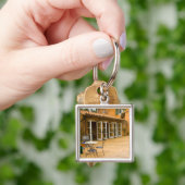 USA, California, Sonoma Valley, Patio in Viansa Sleutelhanger (Hand)