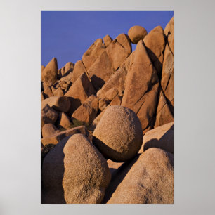 USA, Californië, Joshua Tree National Park. Poster