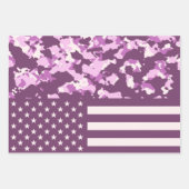 USA Camo Flag Inpakpapier Vel (Voorkant 3)