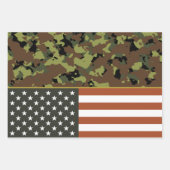 USA Camo Flag Inpakpapier Vel (Voorkant)