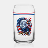 USA Can Glass Blikvorm Glas (Voorkant)