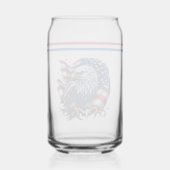 USA Can Glass Blikvorm Glas (Achterkant)