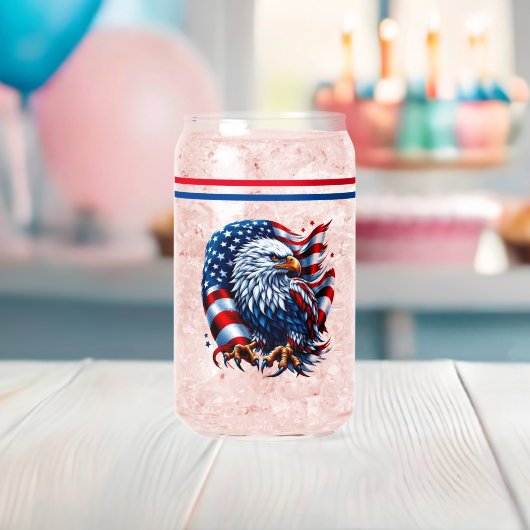 USA Can Glass Blikvorm Glas (Insitu (Baby Shower))