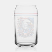 USA Can Glass Blikvorm Glas (Achterkant)