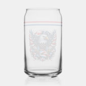 USA Can Glass Blikvorm Glas (Achterkant)