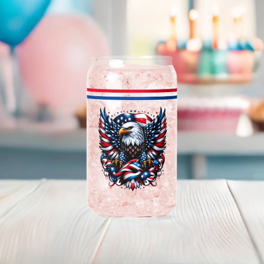 USA Can Glass Blikvorm Glas (Insitu (Baby Shower))