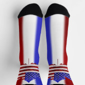USA Canada Socks Custom US Canada Crew Socks Sokken (Top)