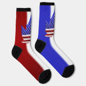 USA Canada Soks Aangepaste US Canada Crew Soks Sokken (Rechts)