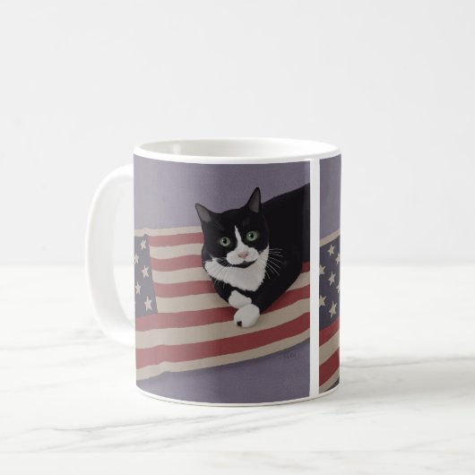 USA Cat Koffiemok (Voorkant links)