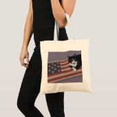 USA Cat Tote Bag (Voorkant (product))