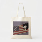 USA Cat Tote Bag (Voorkant)