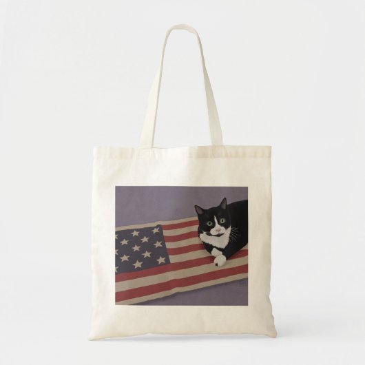 USA Cat Tote Bag (Voorkant)