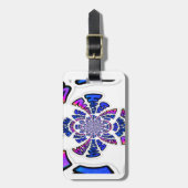 USA Celebration: Heerlijk leuke tekst dynamische k Bagagelabel (Voorkant verticaal)