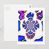 USA Celebration: Heerlijk leuke tekst dynamische k Briefkaart (Voorkant / Achterkant)