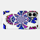 USA Celebration: Heerlijk leuke tekst dynamische k Case-Mate iPhone Case (Achterkant (horizontaal))