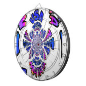 USA Celebration: Heerlijk leuke tekst dynamische k Dartbord (Voorkant Rechts)